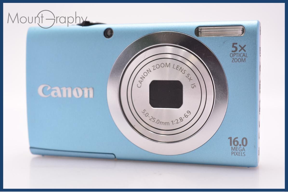 【動作保証】 キヤノン Canon PowerShot A2400 IS 5x 同梱無料 #am7903