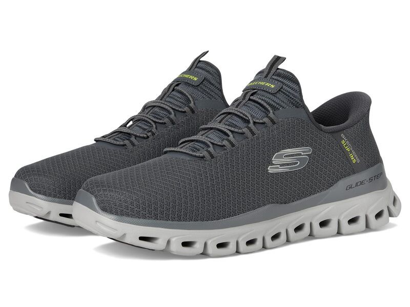 スケッチャーズ メンズ シューズ スニーカー SKECHERS GlideStep Noxus Hands Free Slipin Charcoal チャコール
