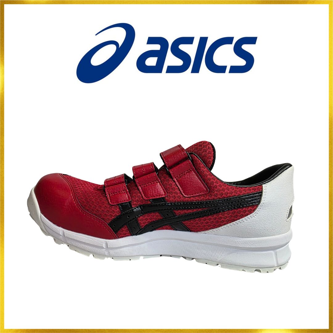 asicsウィンジョブ CP202 クラッシックレッド×ブラック 26cm アシックス 安全靴 ウィンジョブ CP202 レッド×ブラック マジック