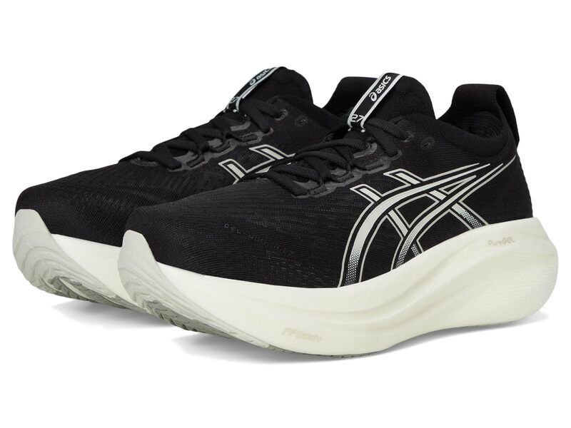 アシックス レディース シューズ スニーカー ASICS GELNimbus 27 BlackLake Grey ブラック