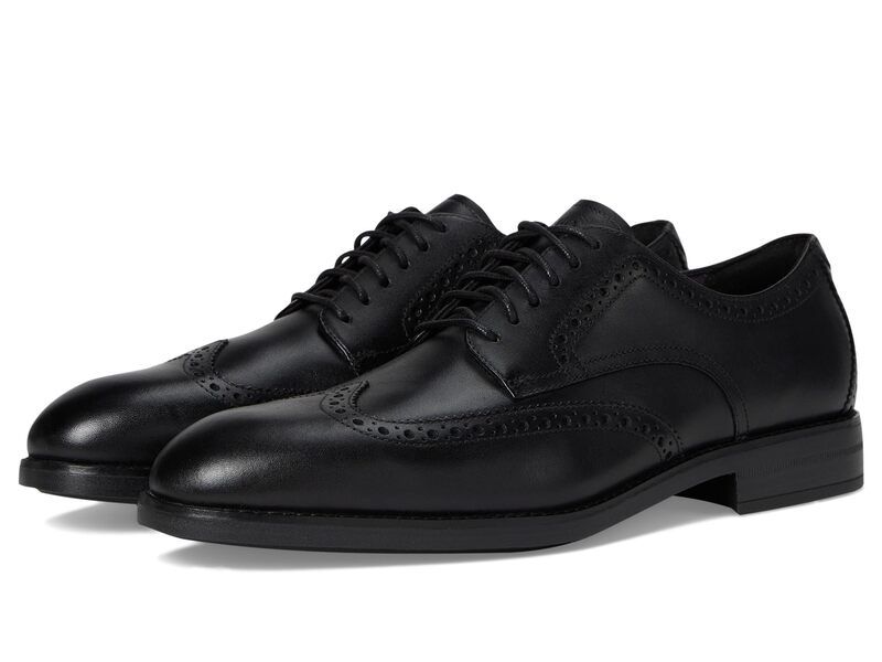 コールハーン メンズ シューズ オックスフォード ウィングチップ Cole Haan Harmon Grand Wingtip Oxfords Black Waterproo ブラック
