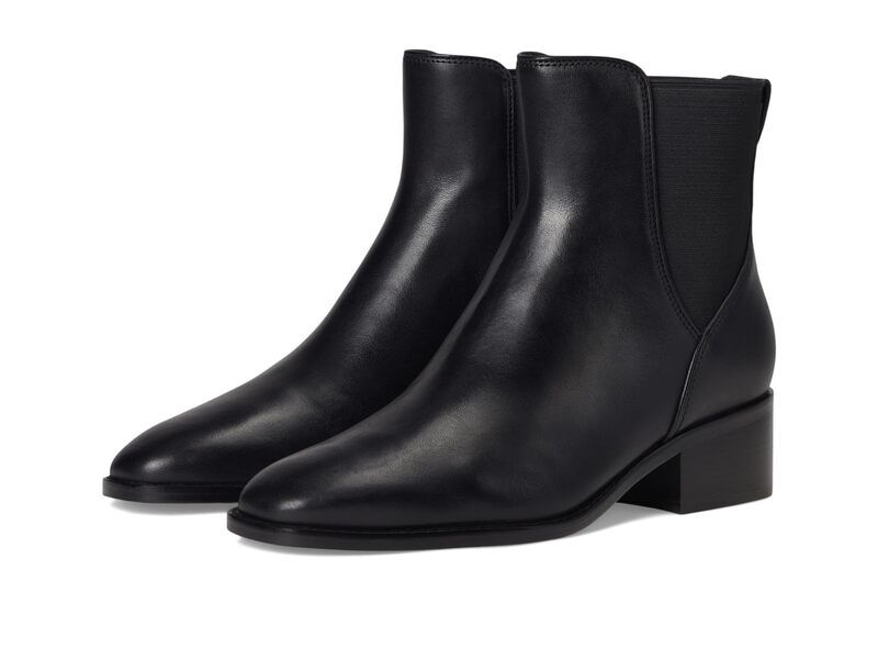 コールハーン レディース シューズ ブーツ・レインブーツ チェルシー Cole Haan Evalina Chelsea Booties Black Leather ブラック