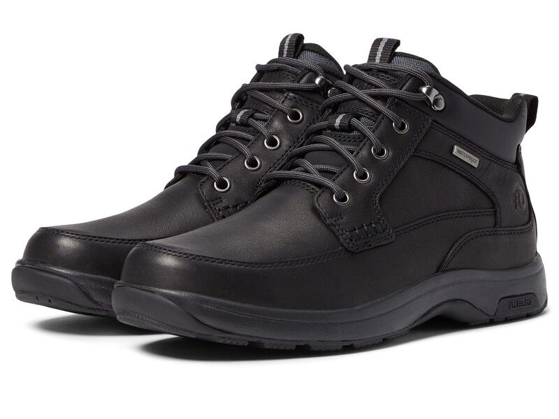 ダナム メンズ シューズ ブーツ・レインブーツ Dunham 8000 Mid Boots Black Leather ブラック