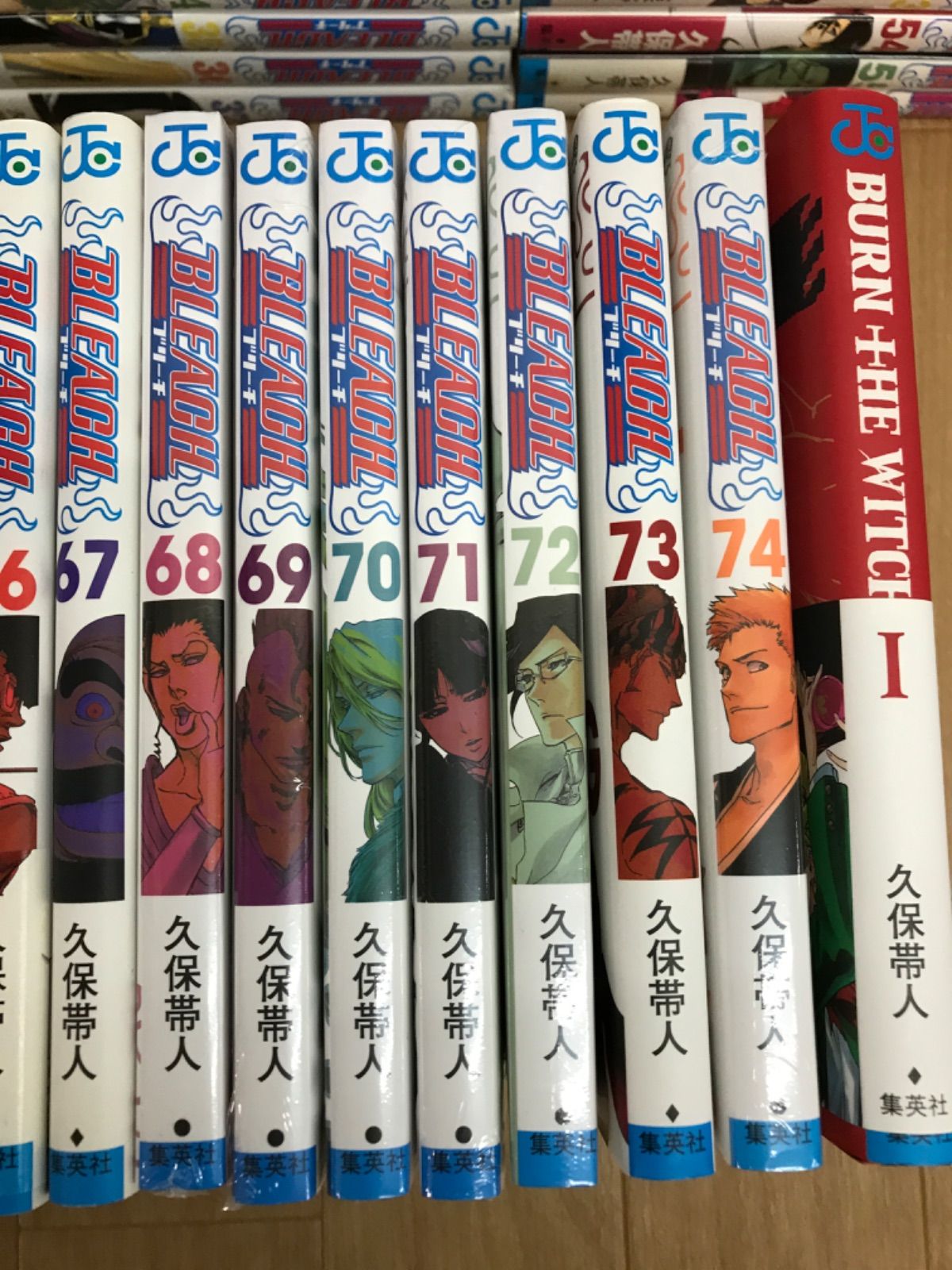 ☆⑤【未開封あり】BLEACH ブリーチ 1～74巻＋BURN THE WITCH コミック 