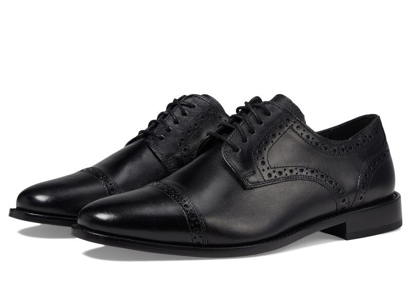 ノンブッシュ メンズ シューズ オックスフォード キャップ Nunn Bush Norcross Cap Toe Dress Casual Oxford Black ブラック