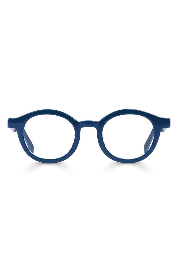 アイブブス メンズ アクセサリー サングラス・アイウェア eyebobs TV Party 44mm Round Readinglasses Navy Blue ネイビー