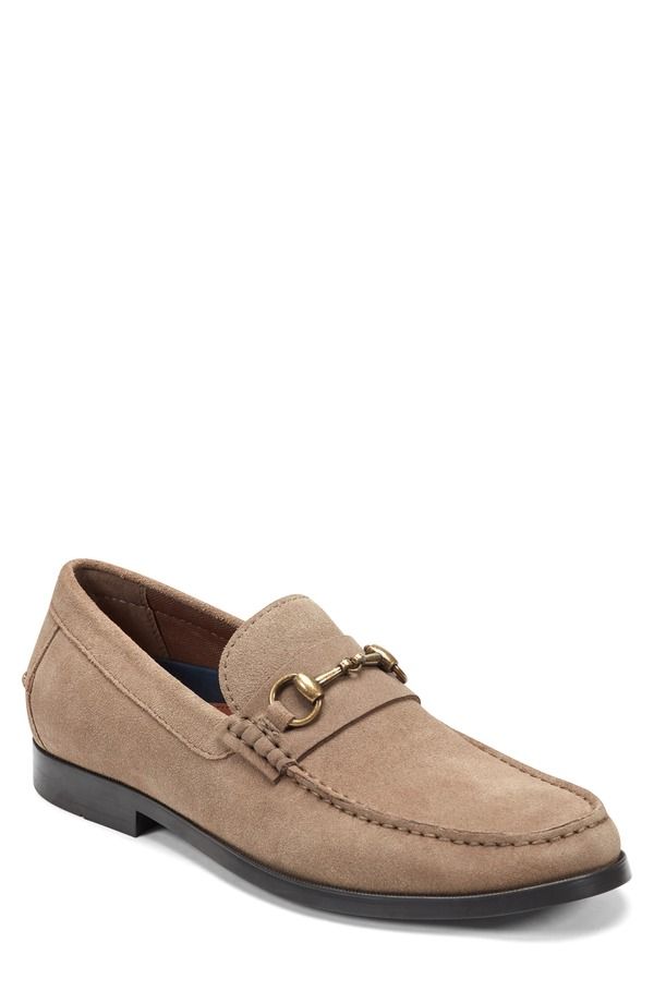 ロックポート メンズ シューズ ローファー Rockport Whit Classic Bit Detailoafer Taupe トープ