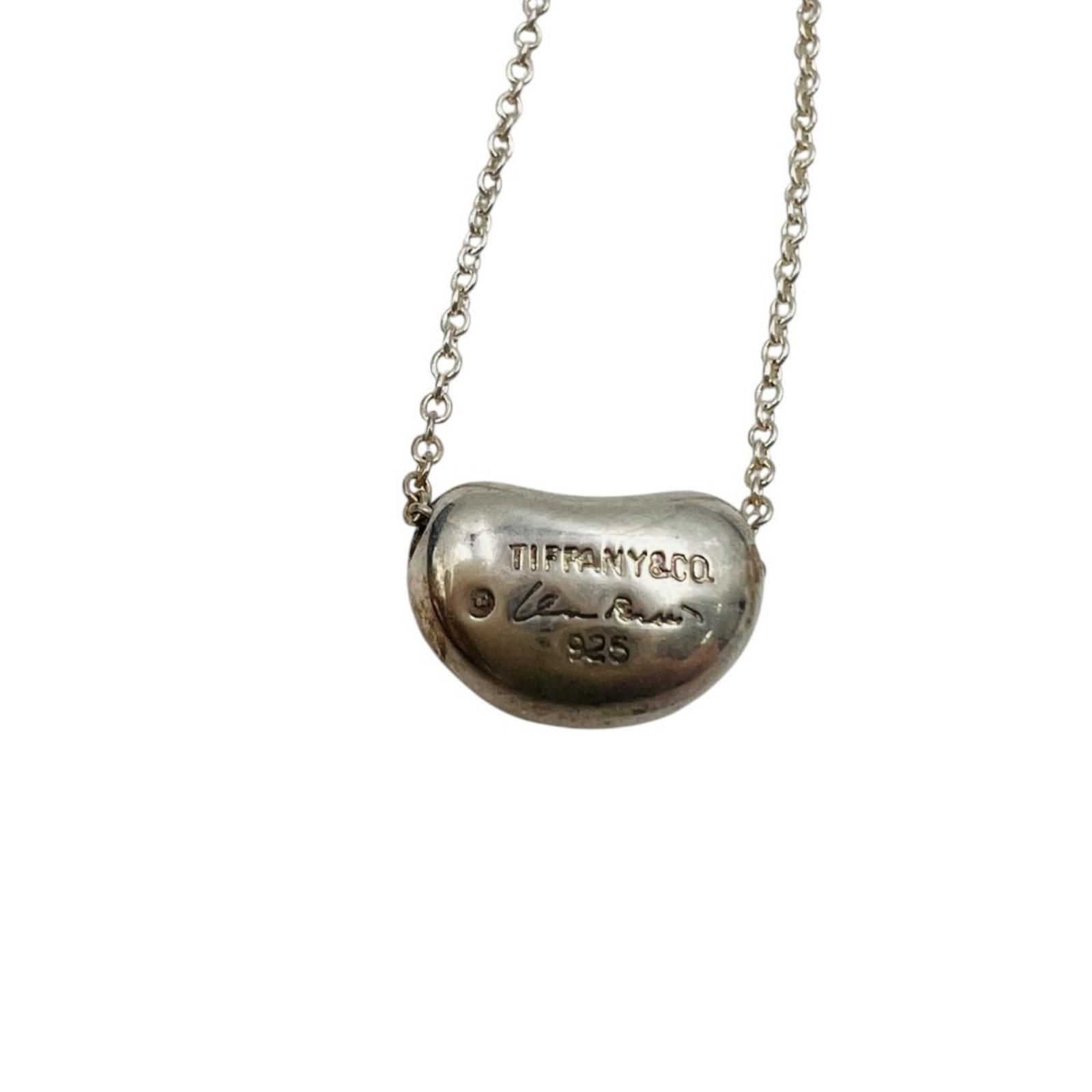 Tiffany&Co ティファニー ビーンズ ネックレス シルバー 925 - メルカリ