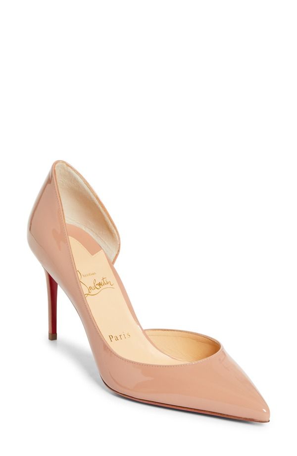 クリスチャン・ルブタン レディース シューズ パンプス Christian Louboutin Iriza Pointed Toe Half dOrsay Pump Blush ブラッシュ