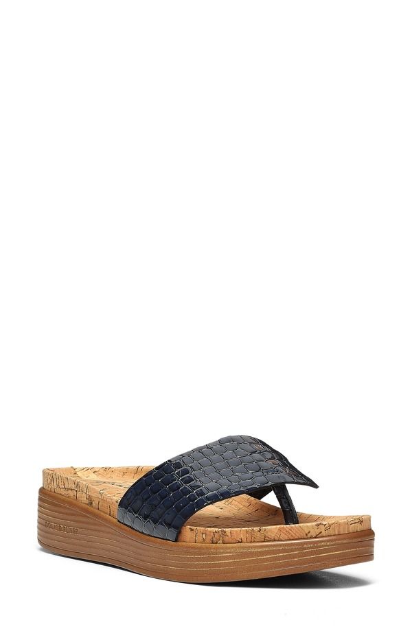 ドナルドプリネール レディース シューズ ヒール Donald Pliner Fifi Flip Flop Navy ネイビー 27,216円