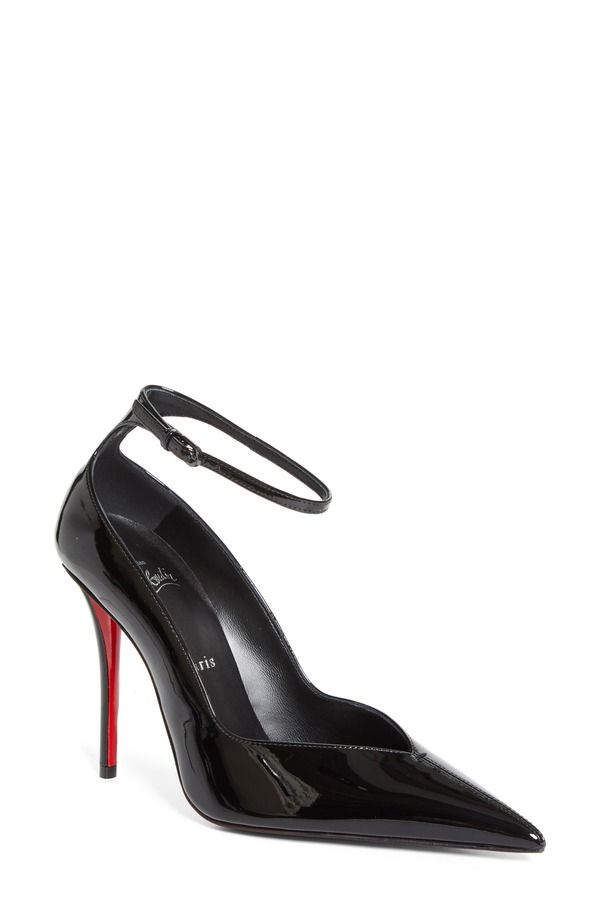 クリスチャン・ルブタン レディース シューズ パンプス アンクル Christian Louboutin Miss Z Erozee Ankle Strapump Black Black ブラック