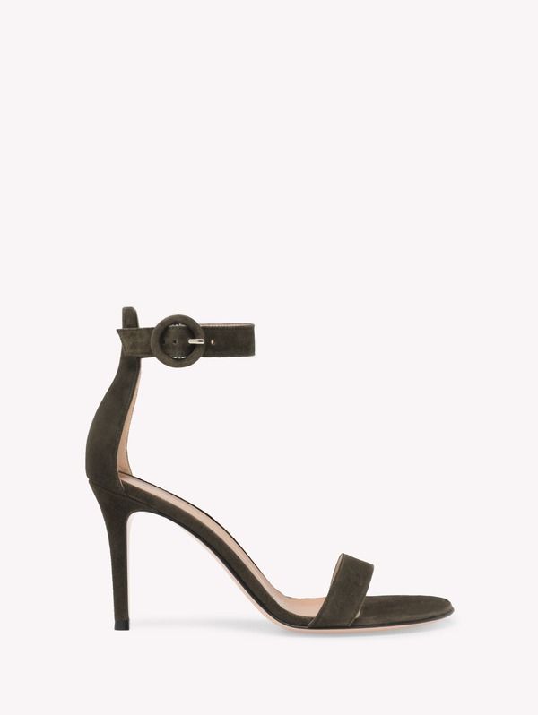 ジャンヴィト ロッシ レディース シューズ サンダル Gianvito Rossi Portofino 85 Sandals Brown Suede ブラウン