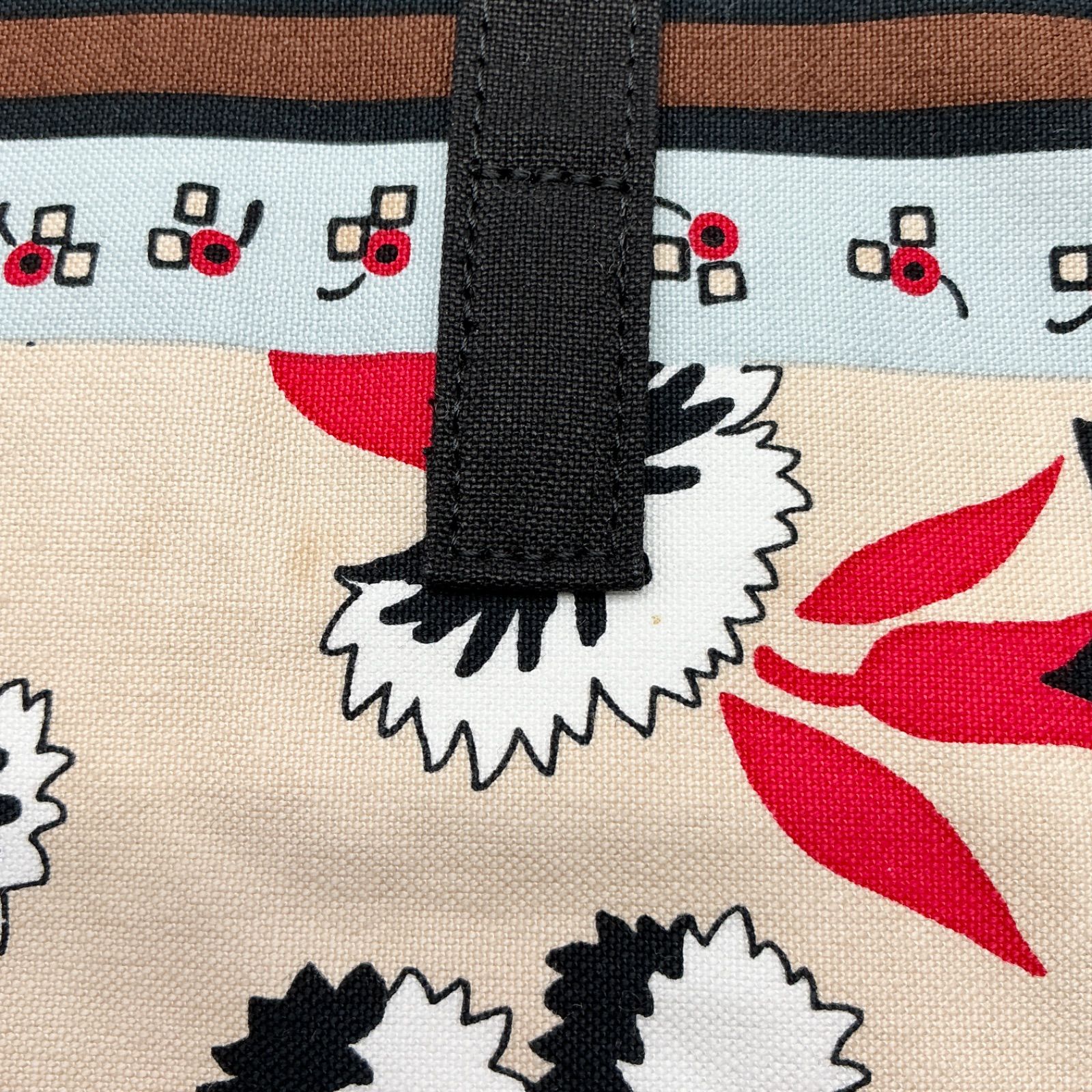 MARNI MARKET マルニマーケット バンダナトート ベージュ レッド 