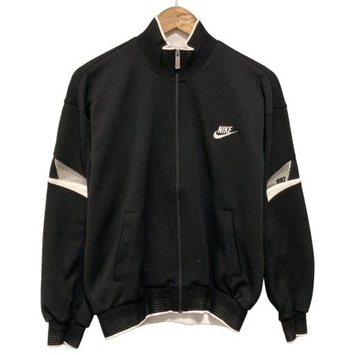 【中古】　NIKE　ジャージ　90s vintage　90年代　OLD　トラックジャケット　ハイネック　フルジップ　ワンポイント　スポーツ　古着　/0129