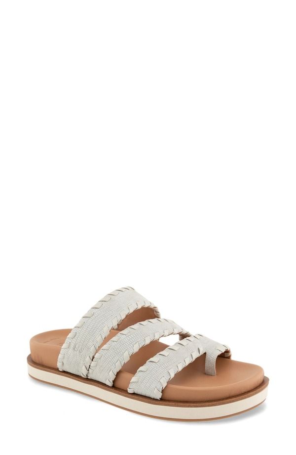 ジェントルソウルズ レディース シューズ サンダル プラットフォーム Gentle Souls Niles Whiplatform Slide Sandal Snow Leather