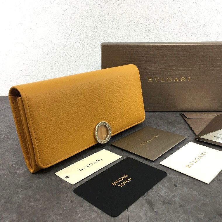 未使用品 BVLGARI 長財布 イエロー ブルガリブルガリ 箱付き 227
