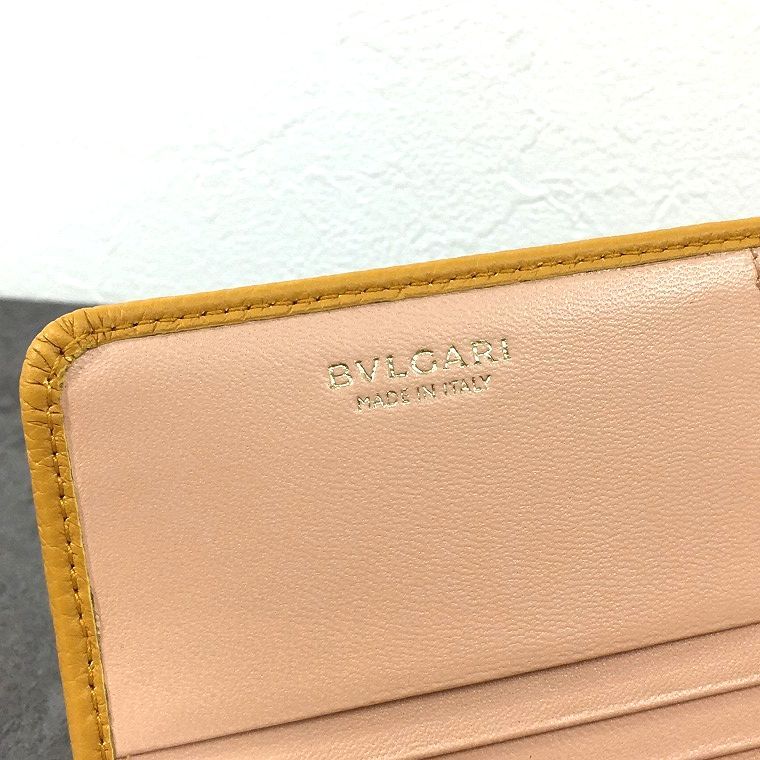 未使用品 BVLGARI 長財布 イエロー ブルガリブルガリ 箱付き 227