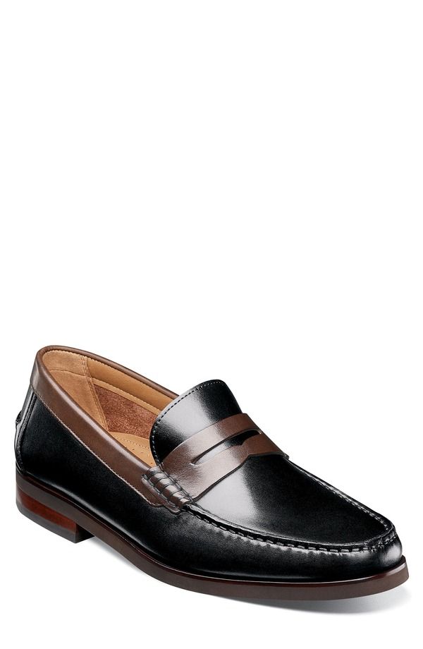 フローシャイム メンズ シューズ ローファー Florsheim Berkley Flex Penny Loafer Black Brown ブラック