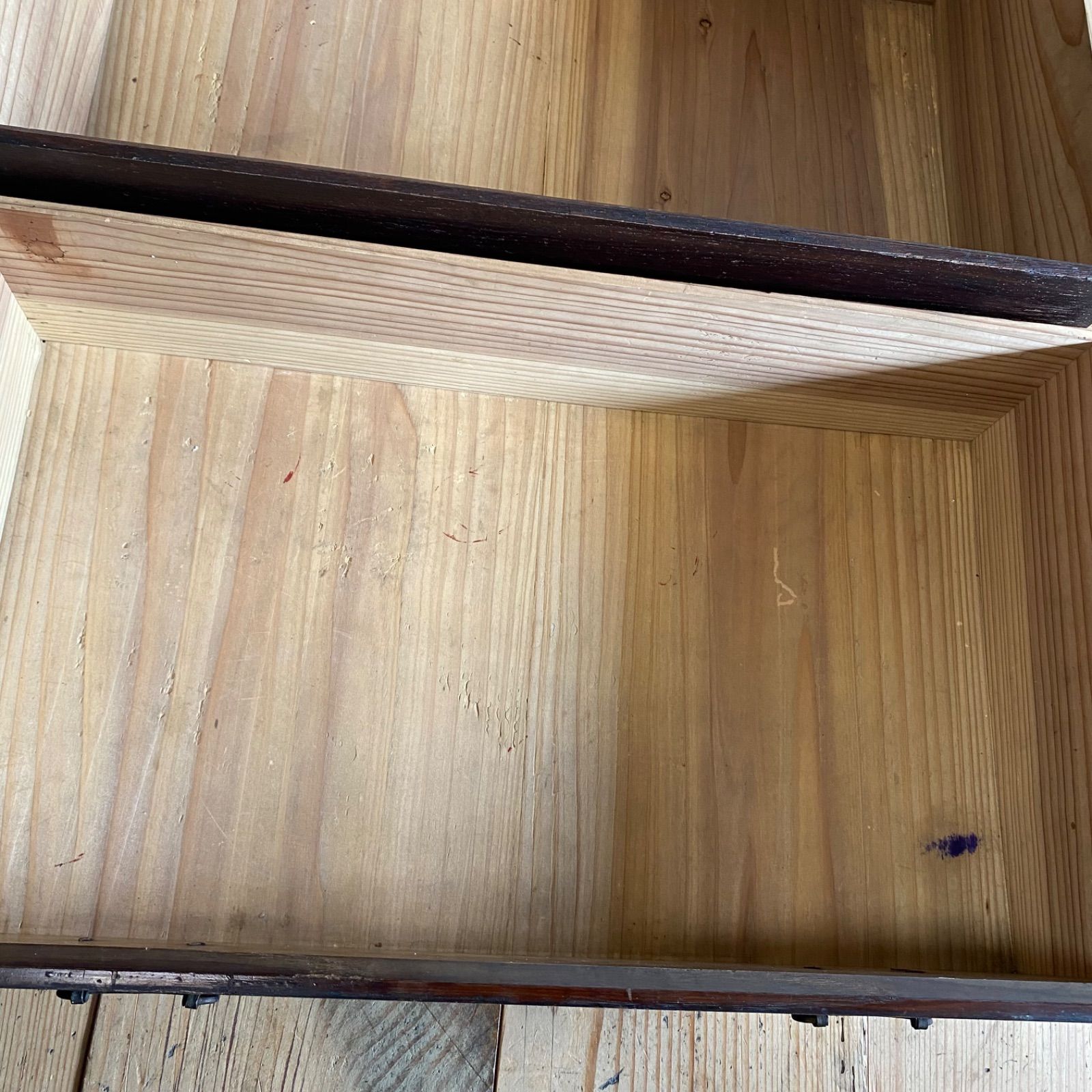 アンティーク 小ぶりな箪笥 引き出し 5杯 古道具 X36
