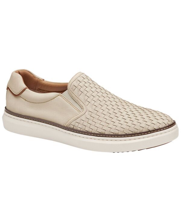 ジョンストンアンドマーフィー メンズ シューズ スリッポン・ローファー Johnston Murphy Mens McGuffey 2 Woven Slipon Beige Nubuck ベージュ