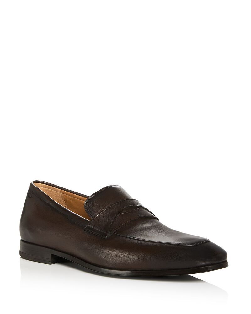スチュアート ワイツマン メンズ シューズ スリッポン・ローファー Stuart Weitzman Mens Dustin Penny Loafers Dark Brown ブラウン
