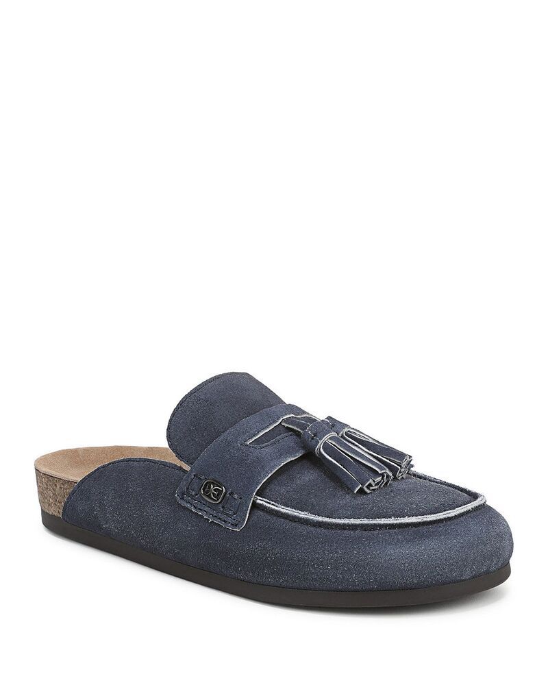 サムエデルマン レディース シューズ サンダル Sam Edelman Womens Astrid Mules Atlantic Blue Suede ブルー
