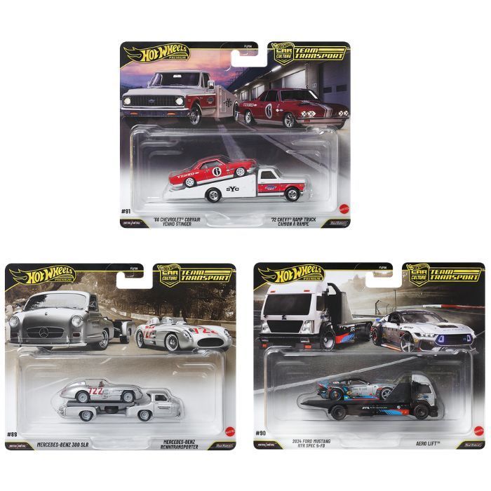 O ホットウィール チームトランスポート【'66シボレーコルベア&'72