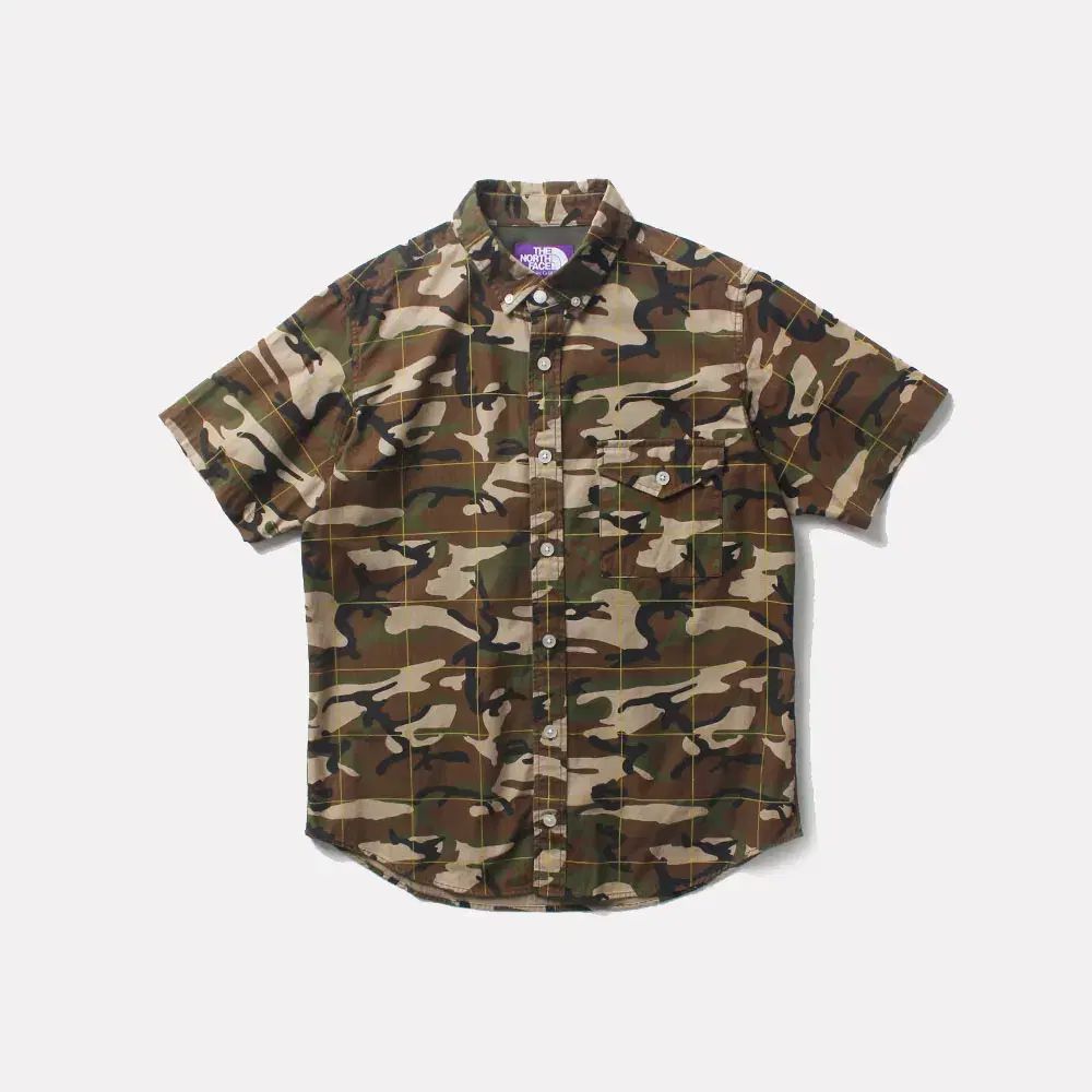 THE NORTH FACE ザノースフェイス パープルラベル カモフラージュシャツ PURPLE LABEL _2572