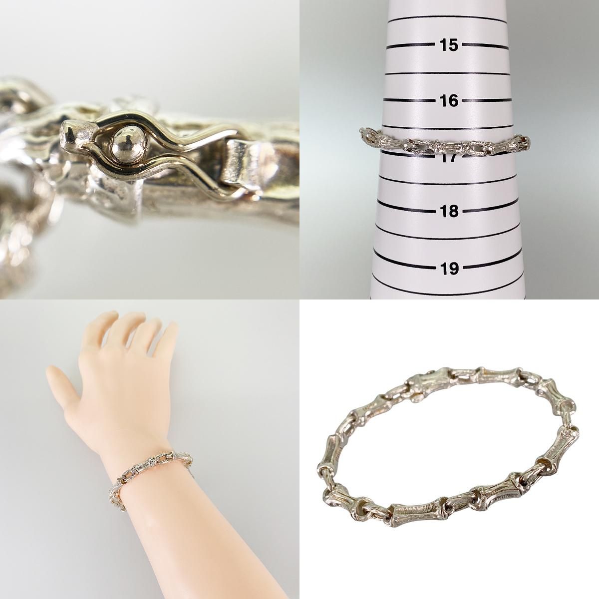 ティファニー TIFFANY&Co. バンブー Sv925 ブレスレット sss【中古