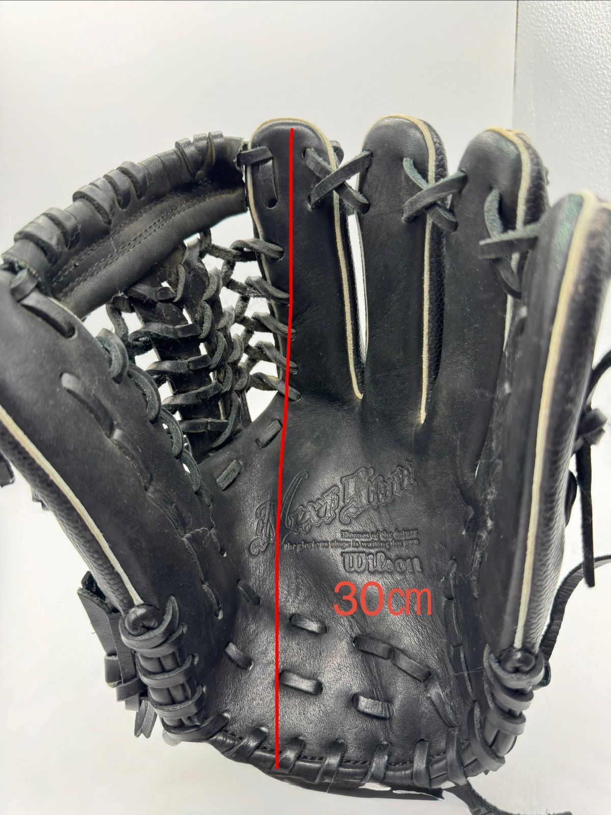 Wilson ウィルソン 軟式外野用中古グラブ Wilson(ウイルソン) 軟式グラブ NEXT STAFF オールラウンド用 *3805