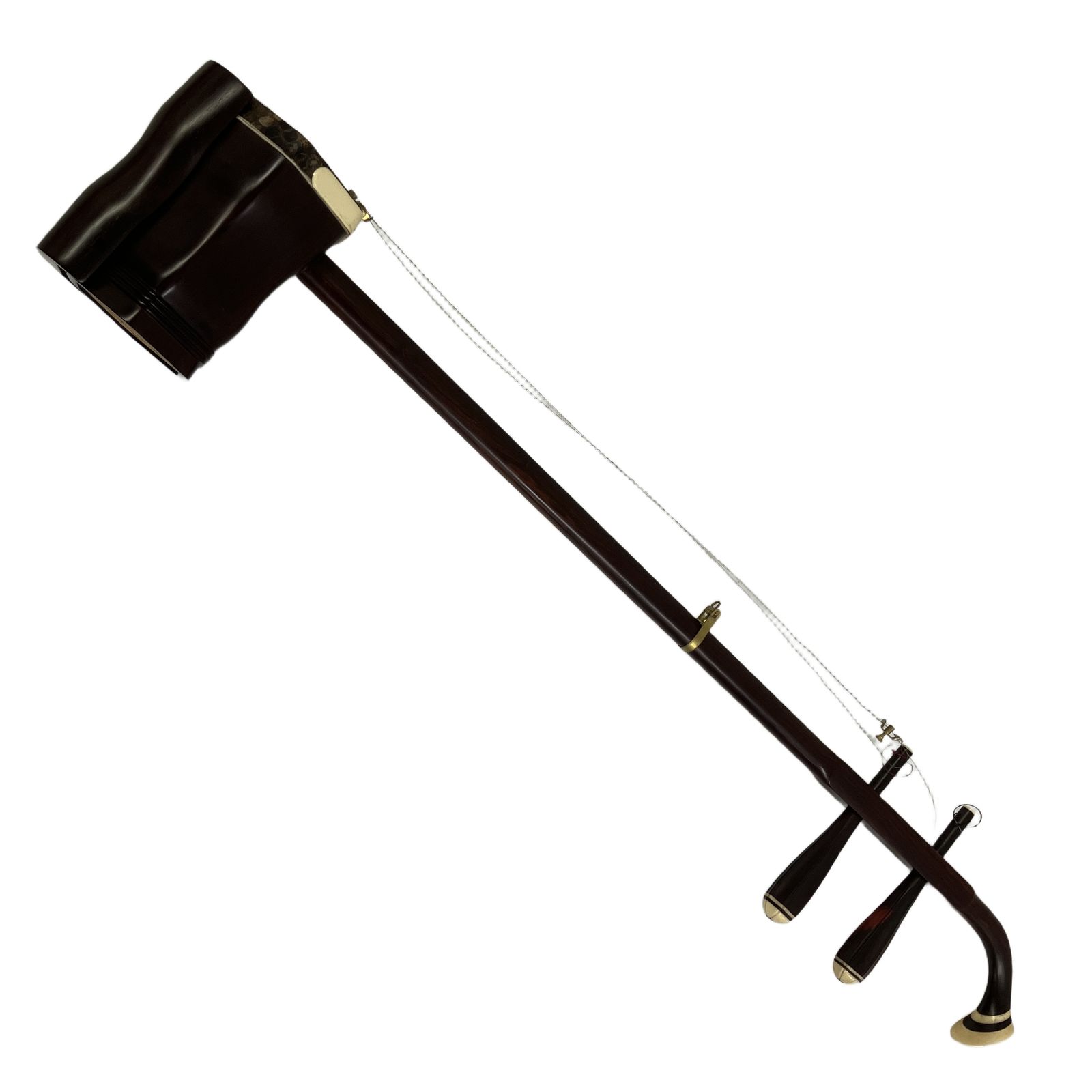 二胡 紫檀 中国楽器 民族楽器 弦楽器 Erhu 訳あり 中古 T11317908