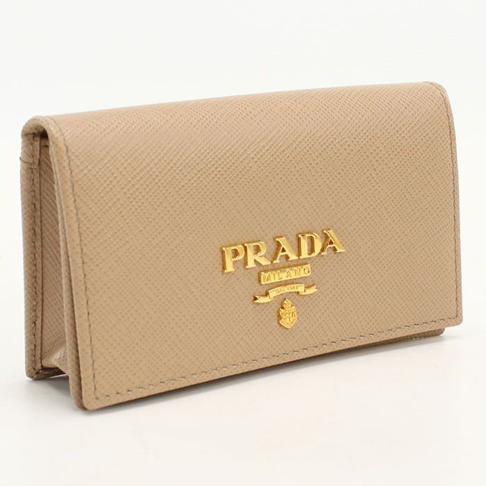 PRADA プラダ 1MC122 名刺入れ レザー【中古】 レディース