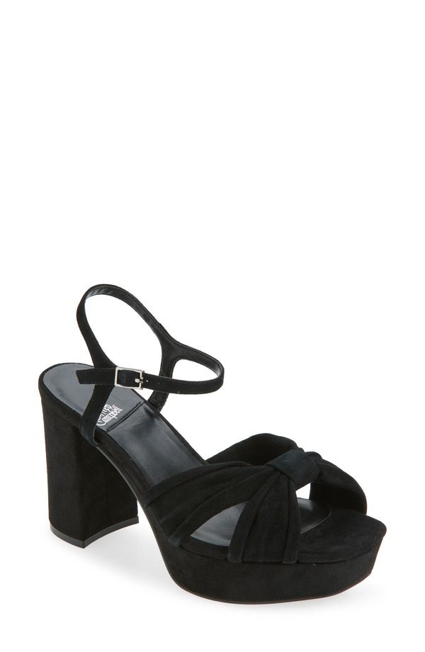 ジェフリー キャンベル レディース シューズ サンダル プラットフォーム Jeffrey Campbell Dalida Platform Sandal Black Suede ブラック