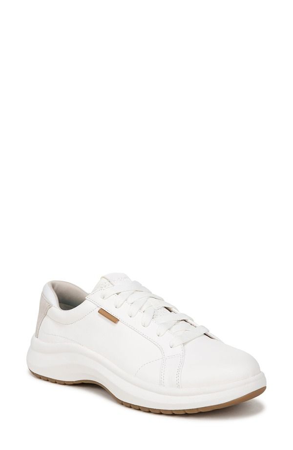 ドクター・ショール レディース シューズ スニーカー レザー Dr Scholls Feel Good Plantar Fasciitis Leather Sneaker Women Wide Wid
