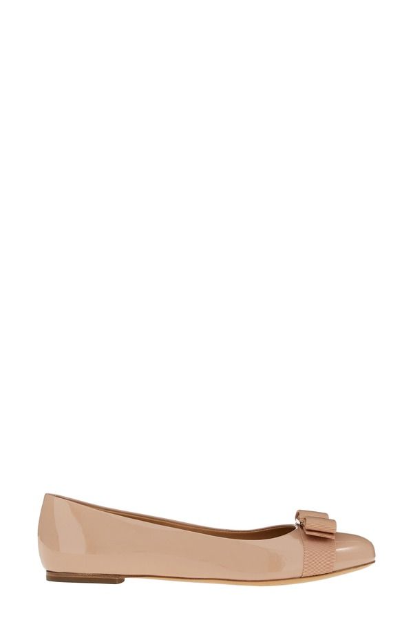フェラガモ レディース シューズ パンプス レザー FERRAGAMO Varina Leather Flat Amaretti