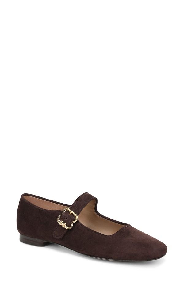 サムエデルマン レディース シューズ パンプス Sam Edelman Michaela Mary Jane Flat Cafe Noir