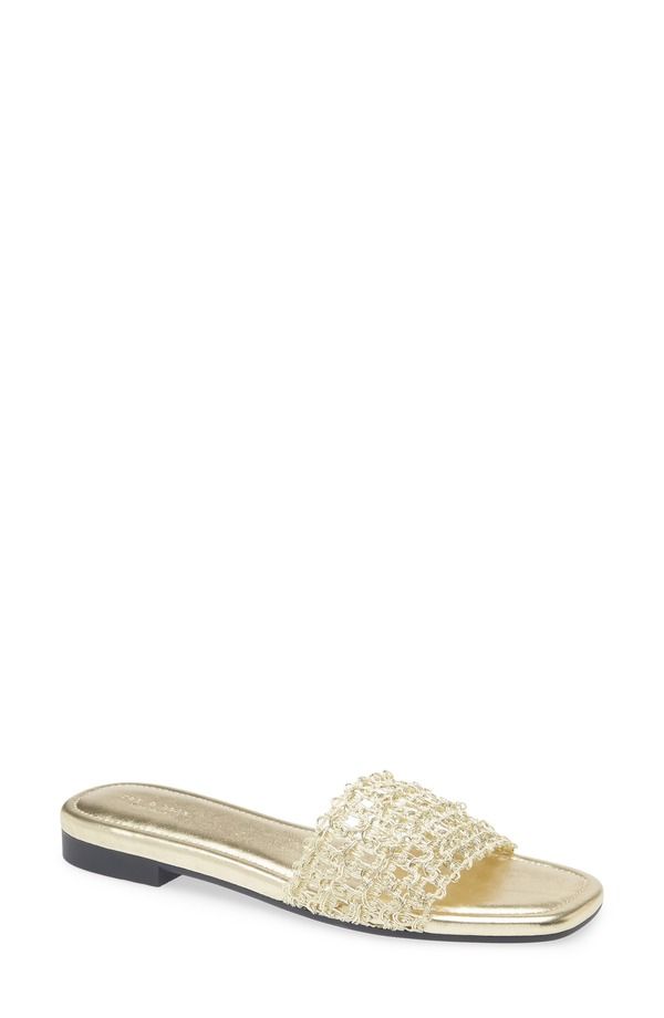 ラグアンドボーン レディース シューズ サンダル rag bonellie Slide Sandal Gold ゴールド