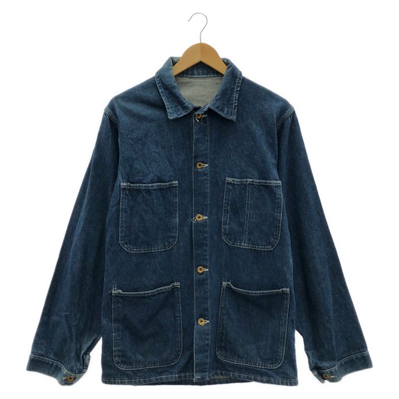 中古】80s UNIVERSAL OVERALL デニムカバーオール インディゴ サイズM