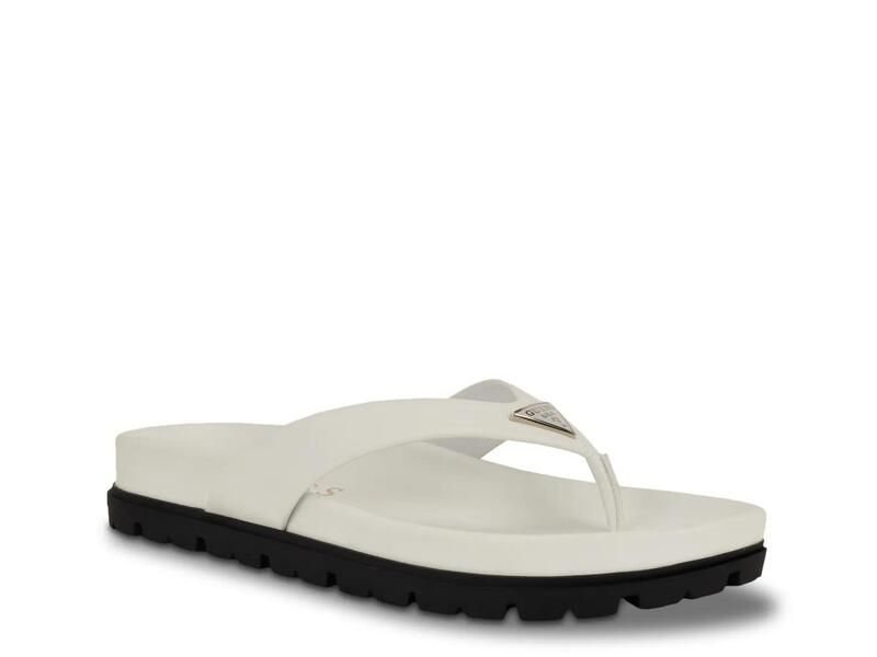 ゲス レディース シューズ サンダル GuessDavelle Flip Flop Womens Off White オフホワイト