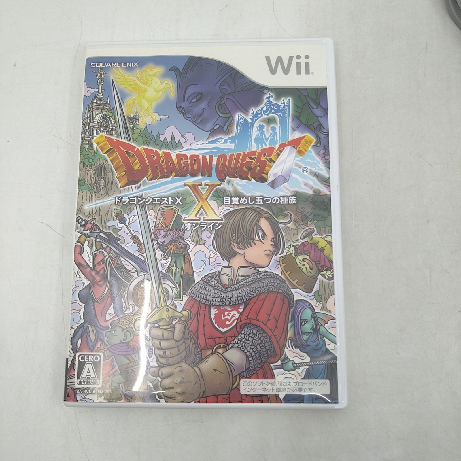ドラゴンクエストⅩ目覚めし五つの種族 Wii本体パック Wiiリモコン2つ