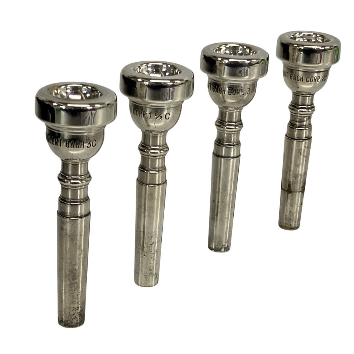 Vincent Bach 3C CORP1 1/2C CORP3 CORP2C トランペット マウスピース 楽器 4つセット 中古 T11371812