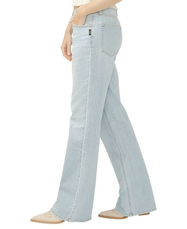 シルバー ジーンズ レディース シューズ ブーツ・レインブーツカット Silver Jeans Co Womens 90s MidRise Baggy Bootcut Jeans Grove シルバー ジーンズ レディース シューズ ブーツ・レインブーツカット Silver Jeans Co Womens 90s MidRise Baggy Bootcut Jeans Grove