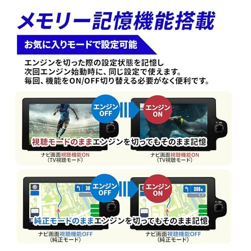 [日本製] テレビキャンセラー トヨタ ライズ 9インチ ディスプレイオーディオ キャンセラー テレビキット TVキット 純正 ナビ A200A A210A A201A A202A A210A R1 .11- R3 .11- TV キャンセラ 1c6ba0ef