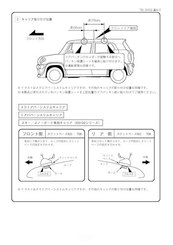 テルッツォ(Terzo) (by PIAA) ルーフキャリア ベースキャリア ホルダー 4個入 ブラック 【スズキ クロスビー MN71S】 EH431ts 39510018