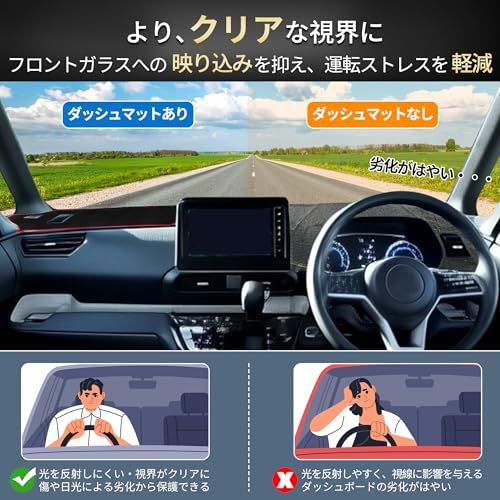 三菱に対応 デリカミニ B3系用 B34A/B35A/B37A/B38A ダッシュボードマット ダッシュボードカバー 車種専用 内装パーツ 映り込み軽減 日焼け防止 劣化防止 滑り止め 保護マット ダッシュマット ダッシュカバー 車内 インテ 9faf5c16