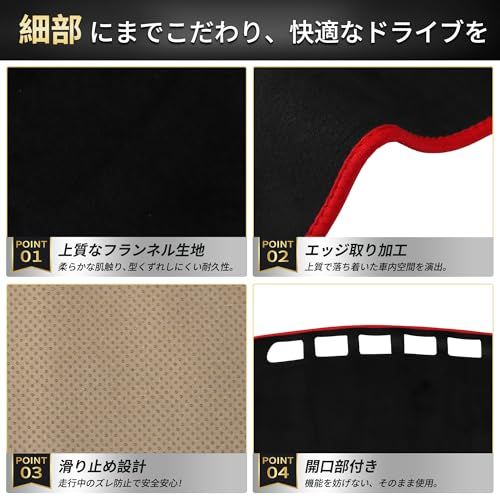 三菱に対応 デリカミニ B3系用 B34A/B35A/B37A/B38A ダッシュボードマット ダッシュボードカバー 車種専用 内装パーツ 映り込み軽減 日焼け防止 劣化防止 滑り止め 保護マット ダッシュマット ダッシュカバー 車内 インテ 9faf5c16