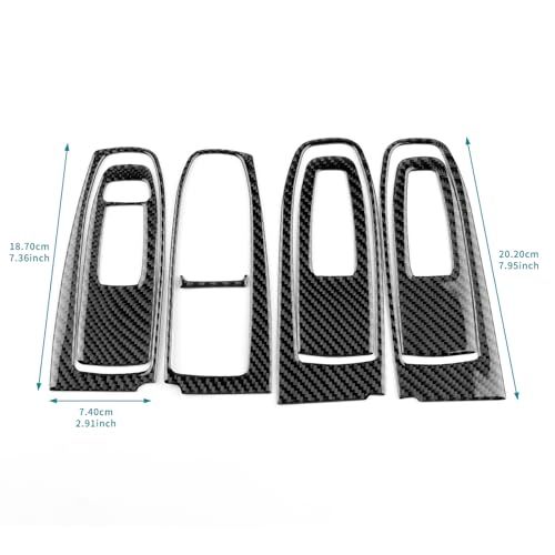 AIRSPEED スバル XV GT系/スバル インプレッサ GT/GK系 専用 Subaru Impreza XV アクセサリー カーボンファイバー 内装 カスタム パーツ ドアスイッチパネルカバー インテリアパネル ドアスイッチカバー キ 5a8ceedf