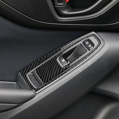 AIRSPEED スバル XV GT系/スバル インプレッサ GT/GK系 専用 Subaru Impreza XV アクセサリー カーボンファイバー 内装 カスタム パーツ ドアスイッチパネルカバー インテリアパネル ドアスイッチカバー キ 5a8ceedf