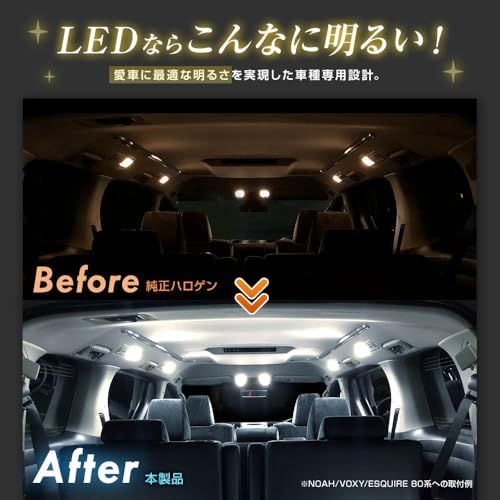 スフィアライト スバル インプレッサ スポーツ G4 XV LED ルームランプ セット ホワイト GT系 GK系 専用設計 室内灯 取付 簡単 微点灯 対策 SPHERELIGHT SLRM-52ts 59f24cd6