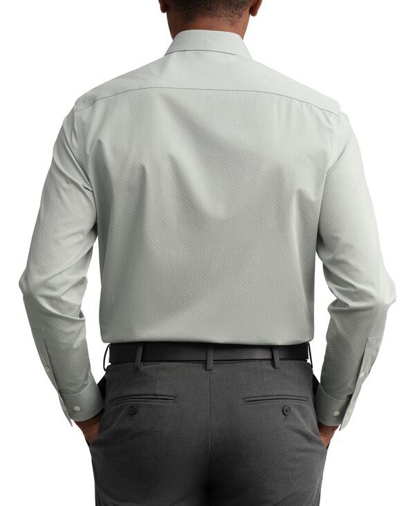 カルバンクライン メンズ トップス シャツ スリムフィット Calvin Klein Mens MultiStretch NonIron Shirt Slim Fit Light Gray グレー